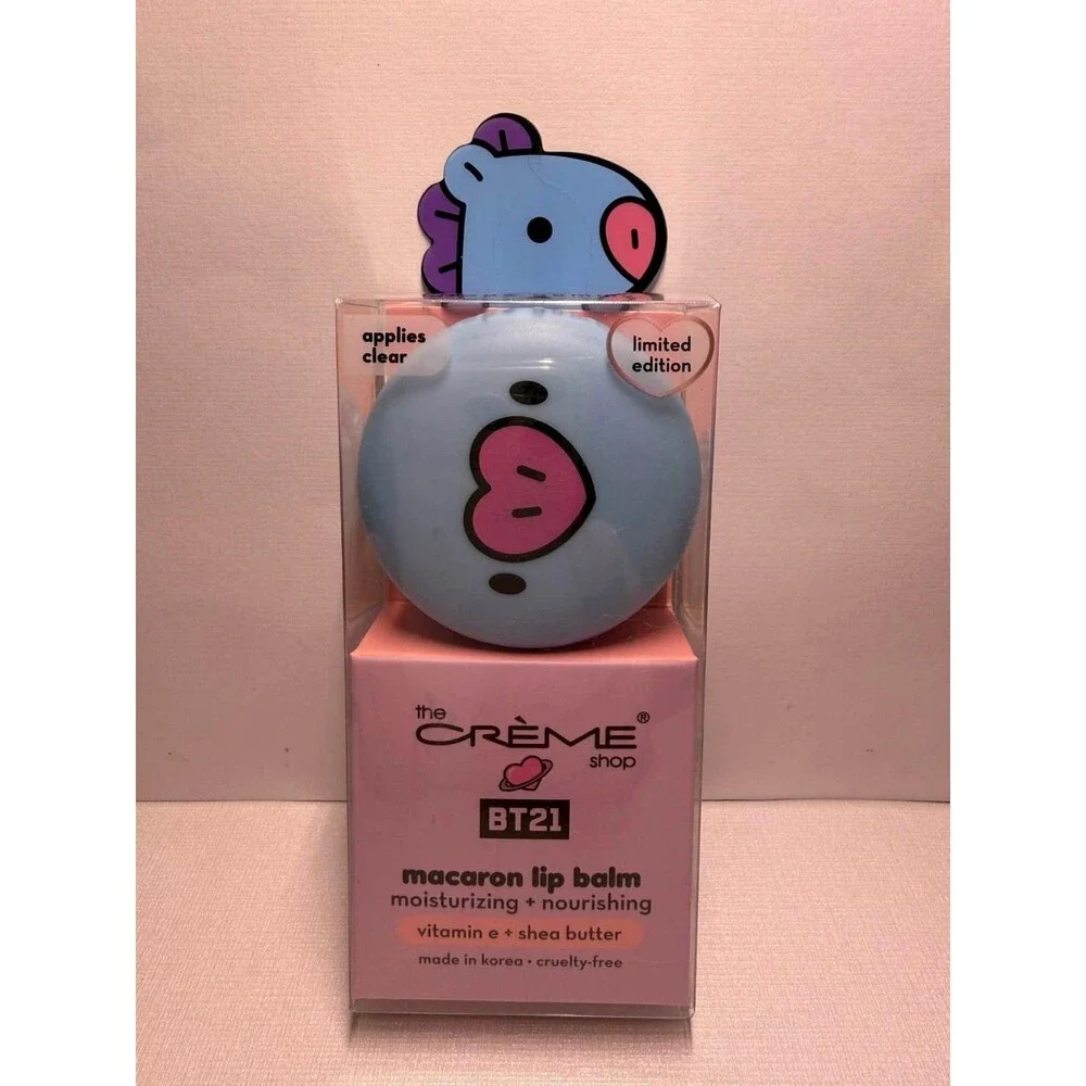 BT21 x The Crème Shop Macaron Lip Balm – Grape Gummy – Limited Edition